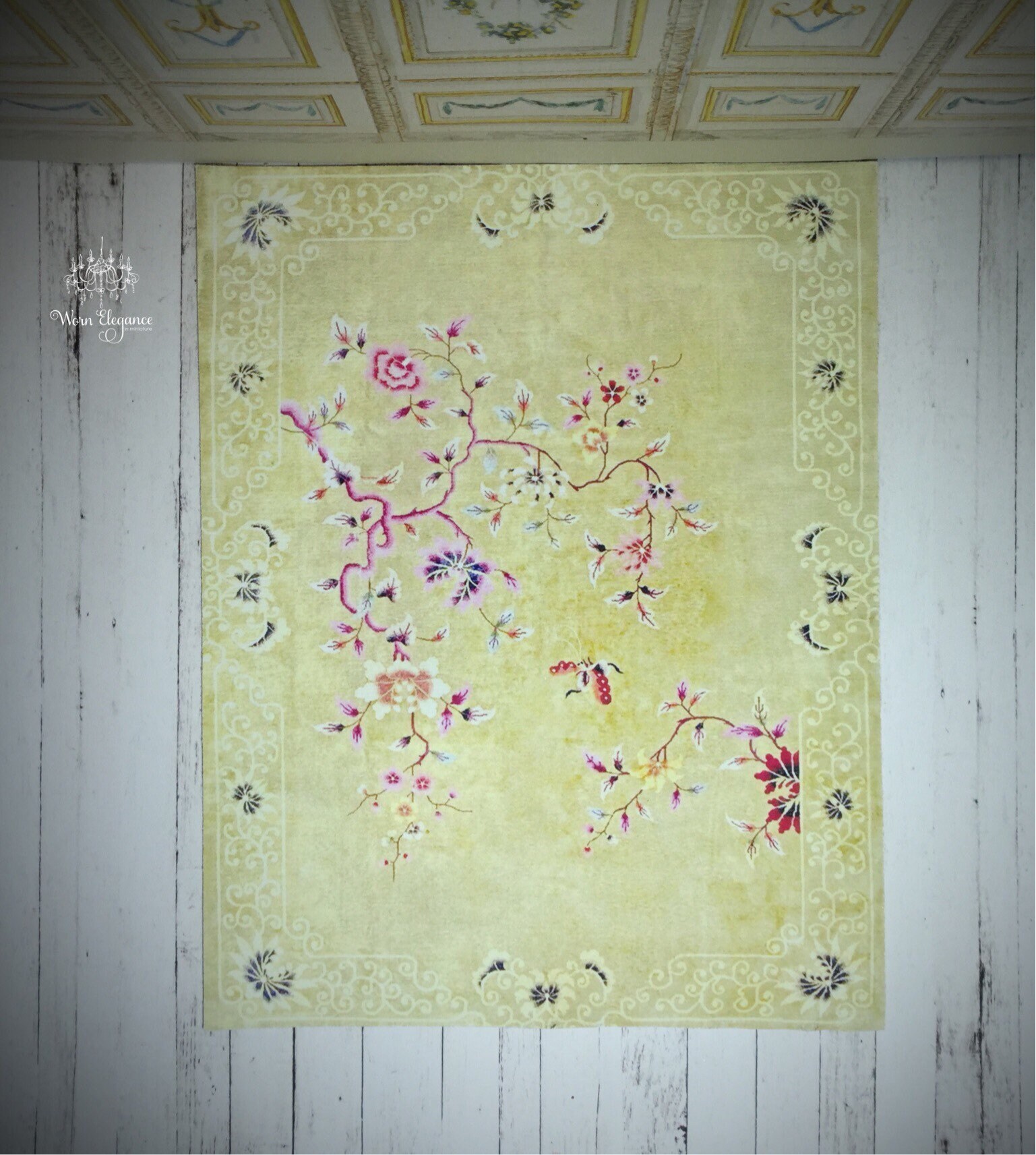 Dollhouse Miniature Oriental Rug 22, 112, Reproduction Antique Rug