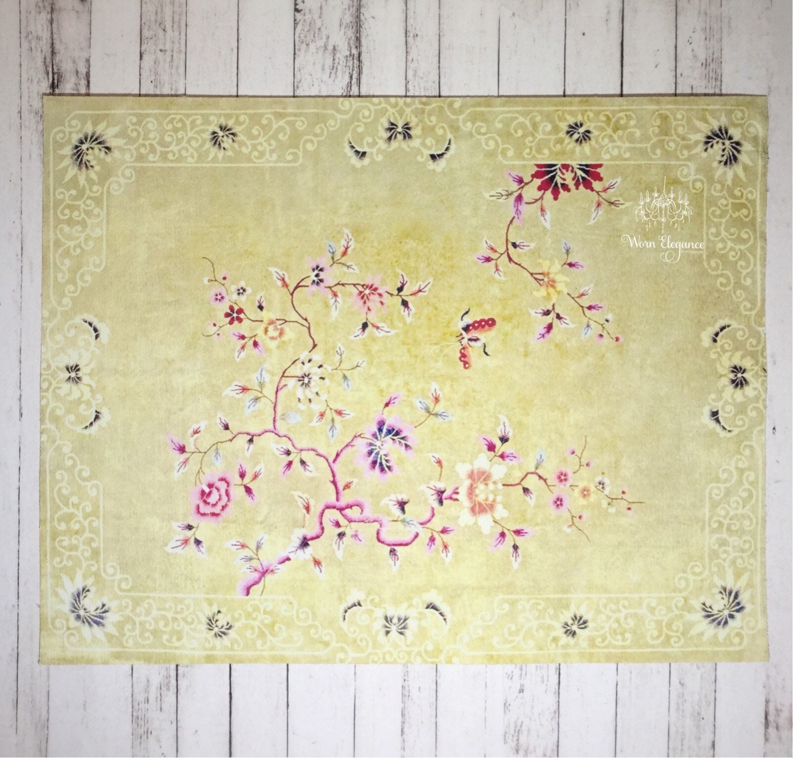 Dollhouse Miniature Oriental Rug 22, 112, Reproduction Antique Rug