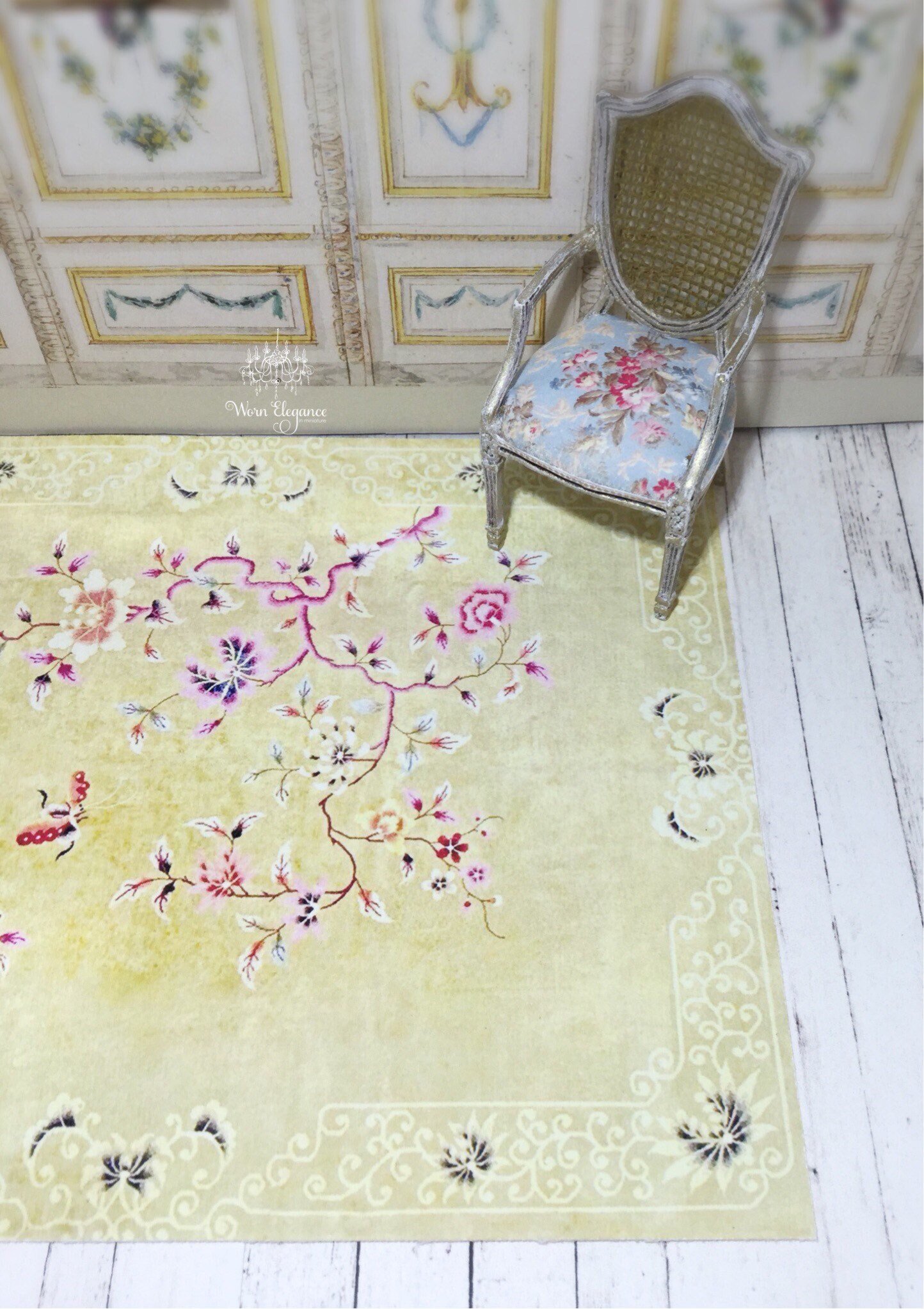 Dollhouse Miniature Oriental Rug 22, 112, Reproduction Antique Rug