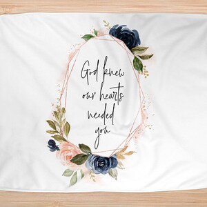 Pour Cet Enfant Nous Avons Prie Une Couverture Un Cadeau De Etsy France