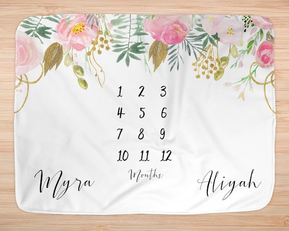 milestone blanket etsy