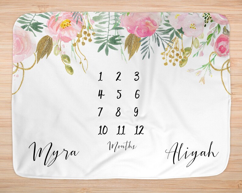 milestone blanket etsy