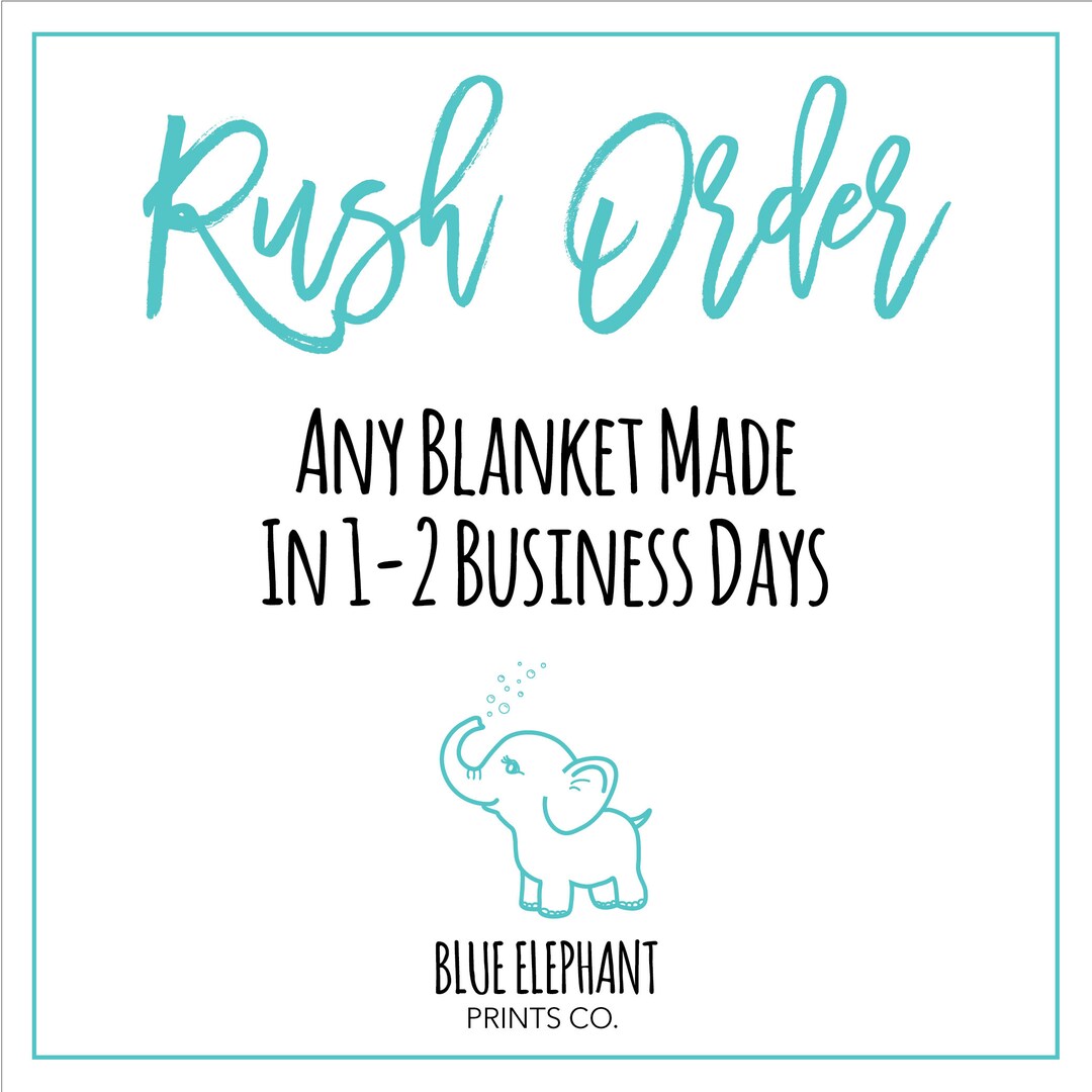 Rush Blanket Rush Milestone Blanket Rush Boy Blanket Etsy