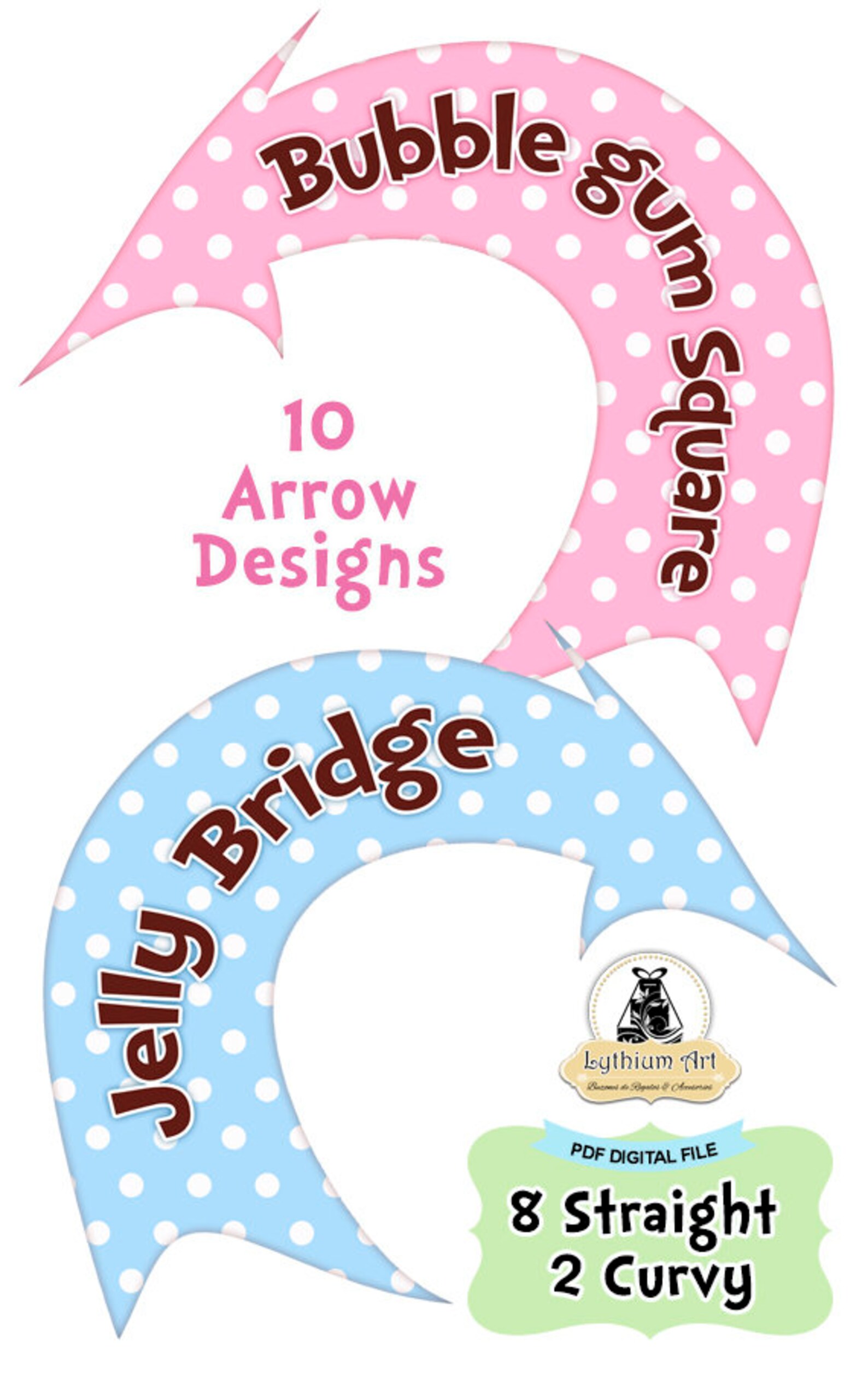 CANDYLAND Party Signs Digital Files Candyland Direction - Etsy