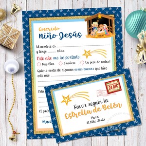 CARTA A SANTA CLAUS, Carta de Navidad Imprimible para Niños, Incluye Sobre Combinable, Carta Navideña para niños, Descarga Inmediata imagen 10