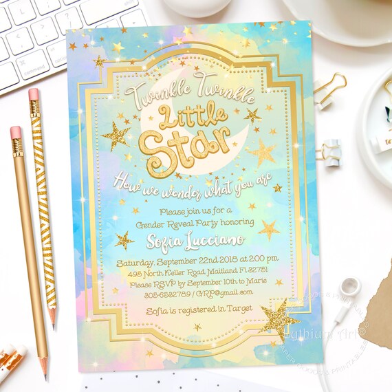 twinkle twinkle little star baby reveal