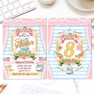 Kitchen Printable Sign, Personalized Party Sign, Cooking Party, Cupcake ...