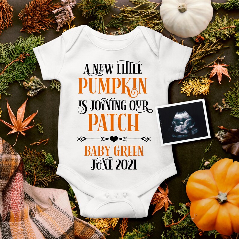 Digital Fall Baby Announcement for Social Media Pregnancy Etsy