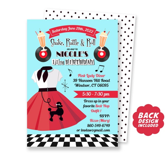 50-s-sock-hop-party-invitation-printable-file-diner-birthday-party