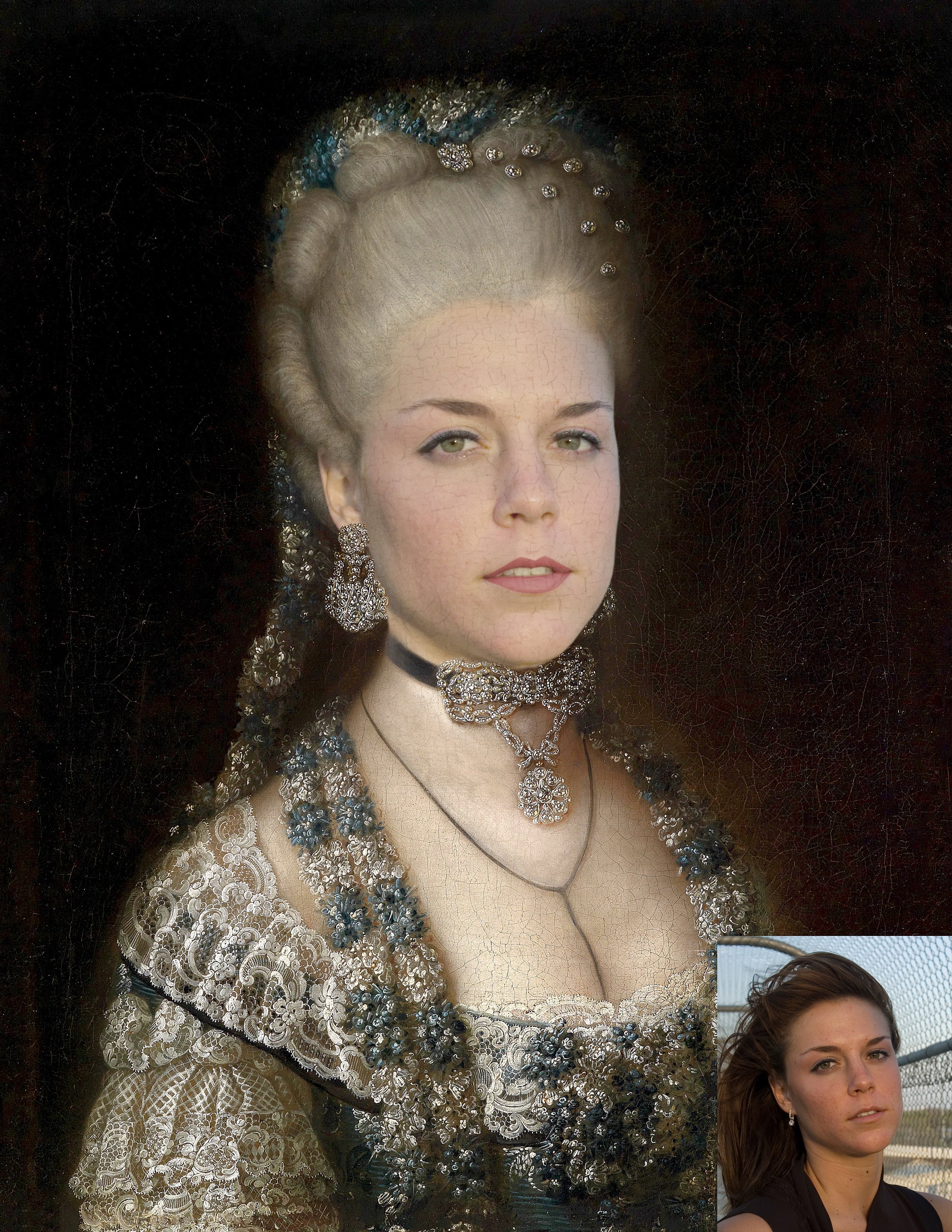 Portrait of Marie Antoinette From Your Photo, Custom Digital Portrait,  Personalized Historical Portrait, Female Portraits, Gift for Her 