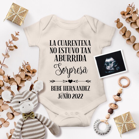 Anuncio de Embarazo para Redes Sociales, La Cuarentena no estuvo tan aburrida, Anuncio Personalizado de Embarazo Niño o Niña Il_570xn