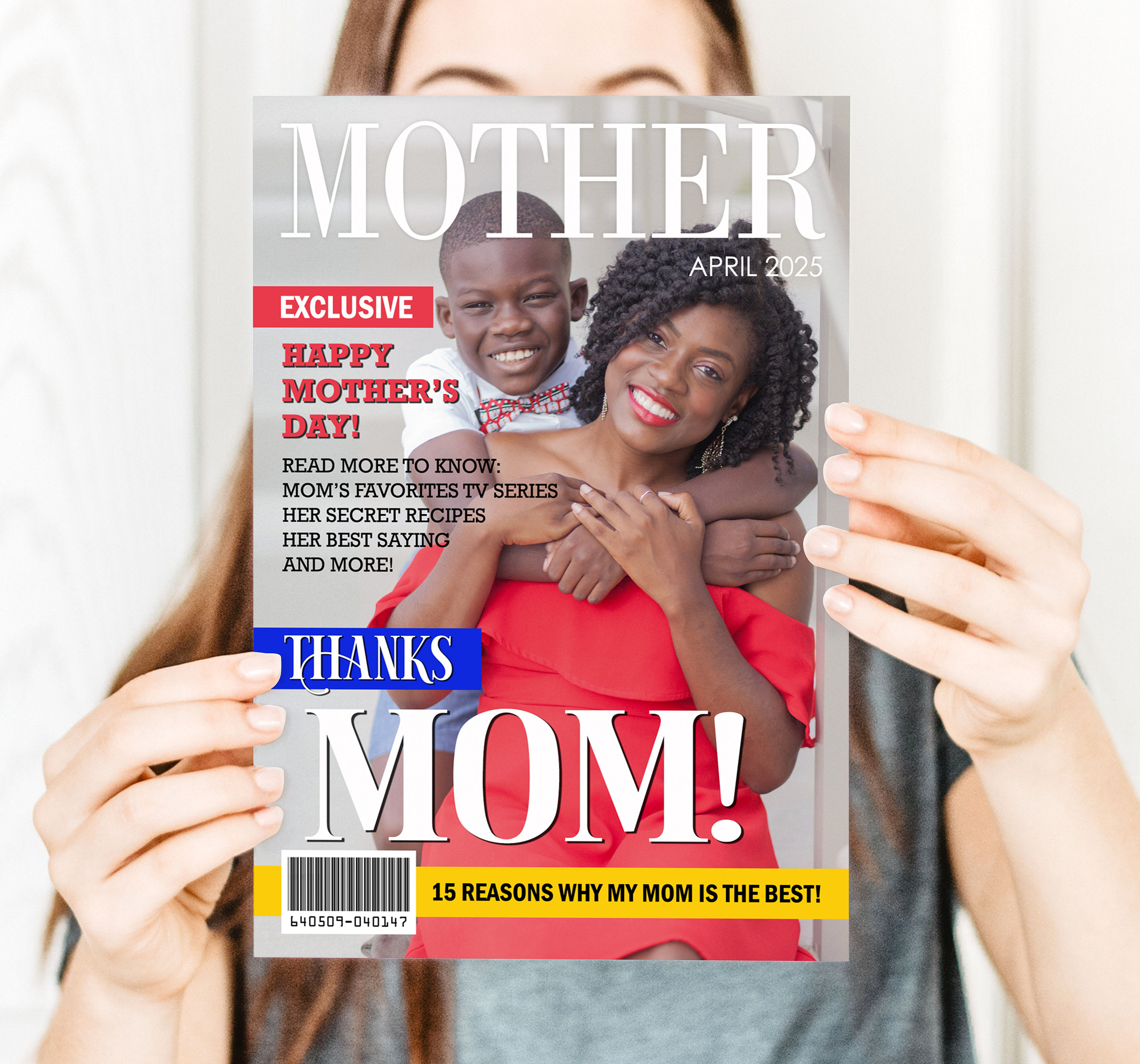Custom Mothers Day Magazine Cover Gifts for Grandma Etsy