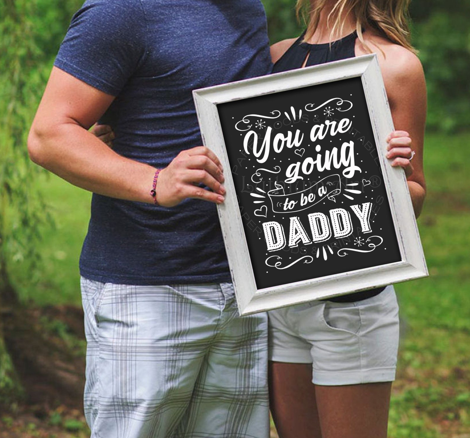 Printable Pregnancy Announcement Card for Husband We Are - Etsy