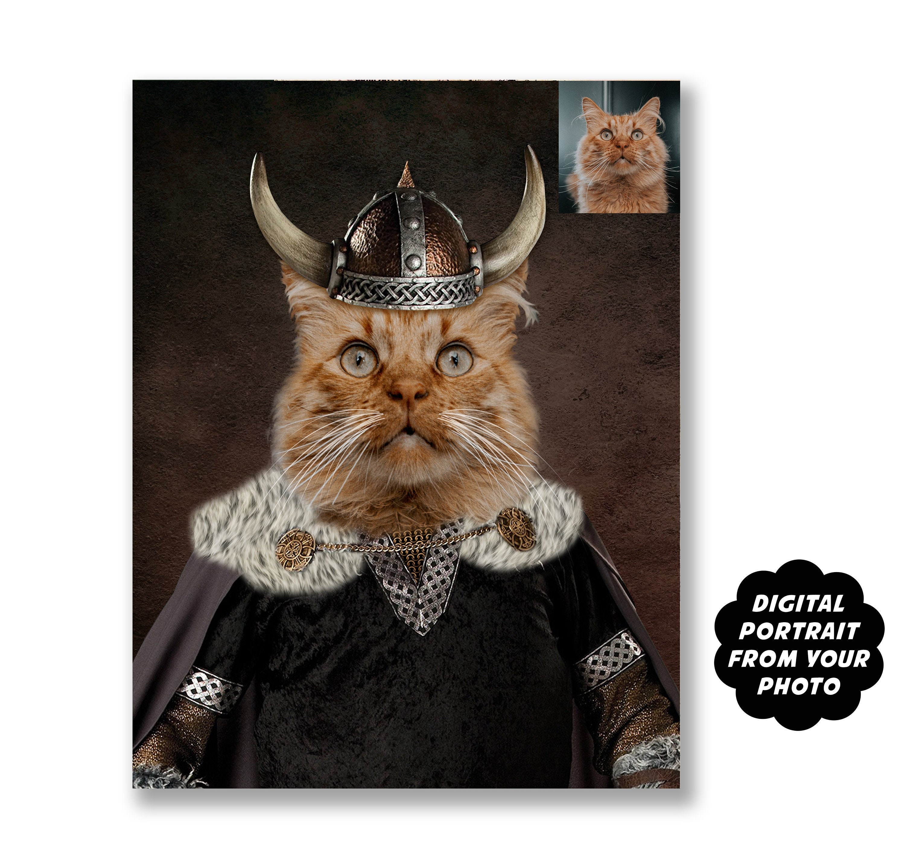 all my funny cat pictures I made for my pfp. I have begun drawing them  instead of making edited pictures. today I made a new viking one :  r/CatDrawings