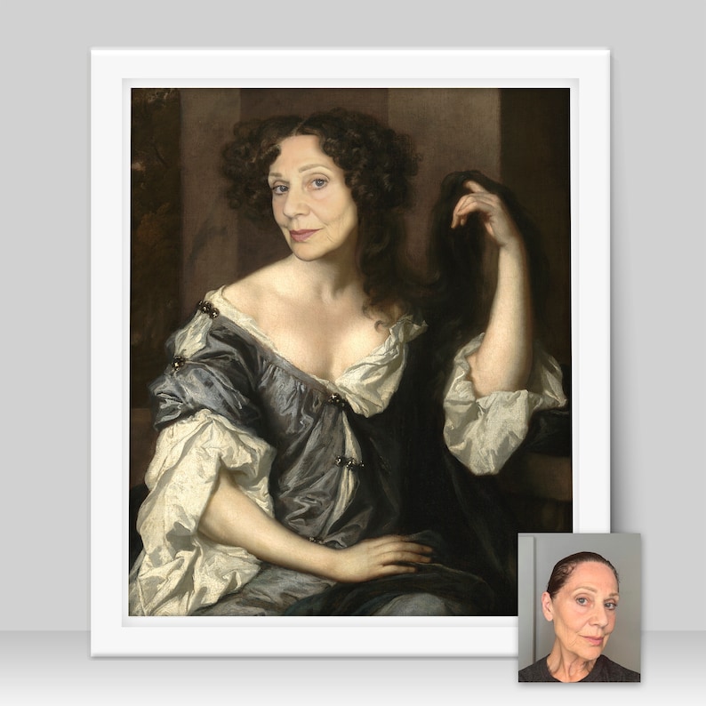 Funny Gag Gift Personalized Portrait From Photo Historical Etsy