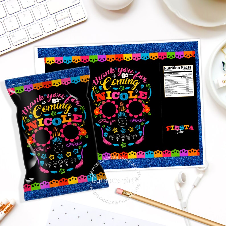 COCO Chip Bag Coco Party Favors Coco Printable Bag Coco - Etsy