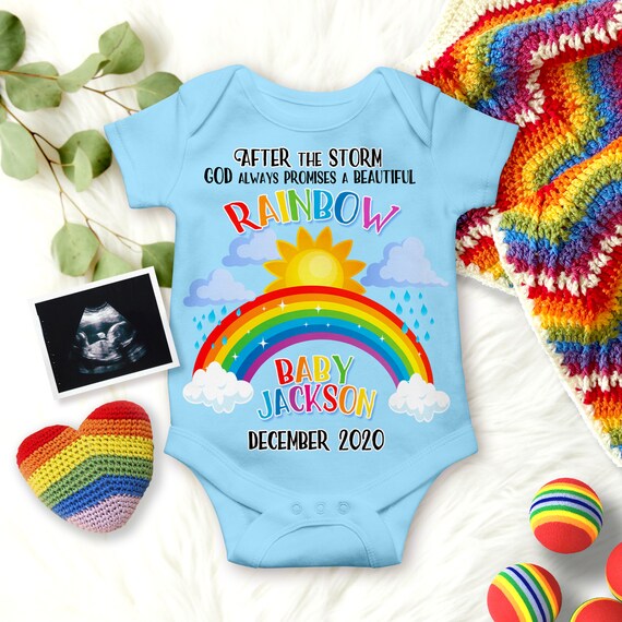 Annonce De Grossesse De Bebe Darc En Ciel Pour Les Medias Etsy
