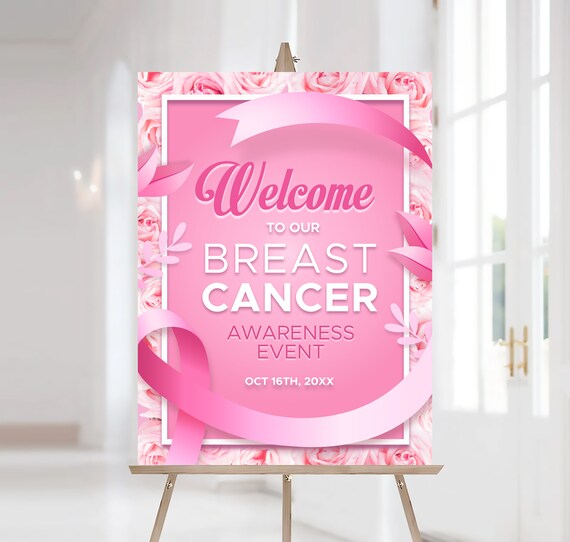 Pink Ribbons - Commercial Holiday Decorations & Seasonal Banners