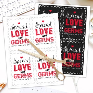 Regalo di etichette per sapone di San Valentino, DOWNLOAD IMMEDIATO, etichette regalo, etichette bianche e lavagna