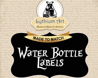 Water Bottle Labels Design - Add Matching Water Bottle Labels