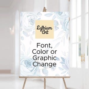 Font, Color or Graphic Change - Add on - Design Change Fee