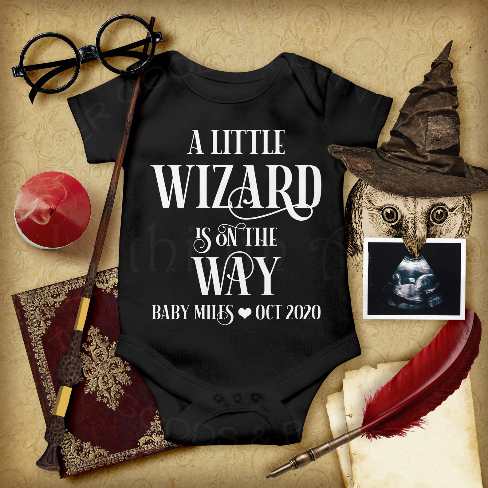 Gender Neutral Baby Announcement for Social Media Digital - Etsy