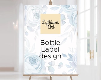 Water Bottle Labels Design - Add Matching Water Bottle Labels