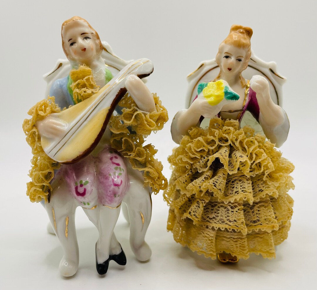 Nippon Japan Porcelain Figurines Vintage Collectible Etsy