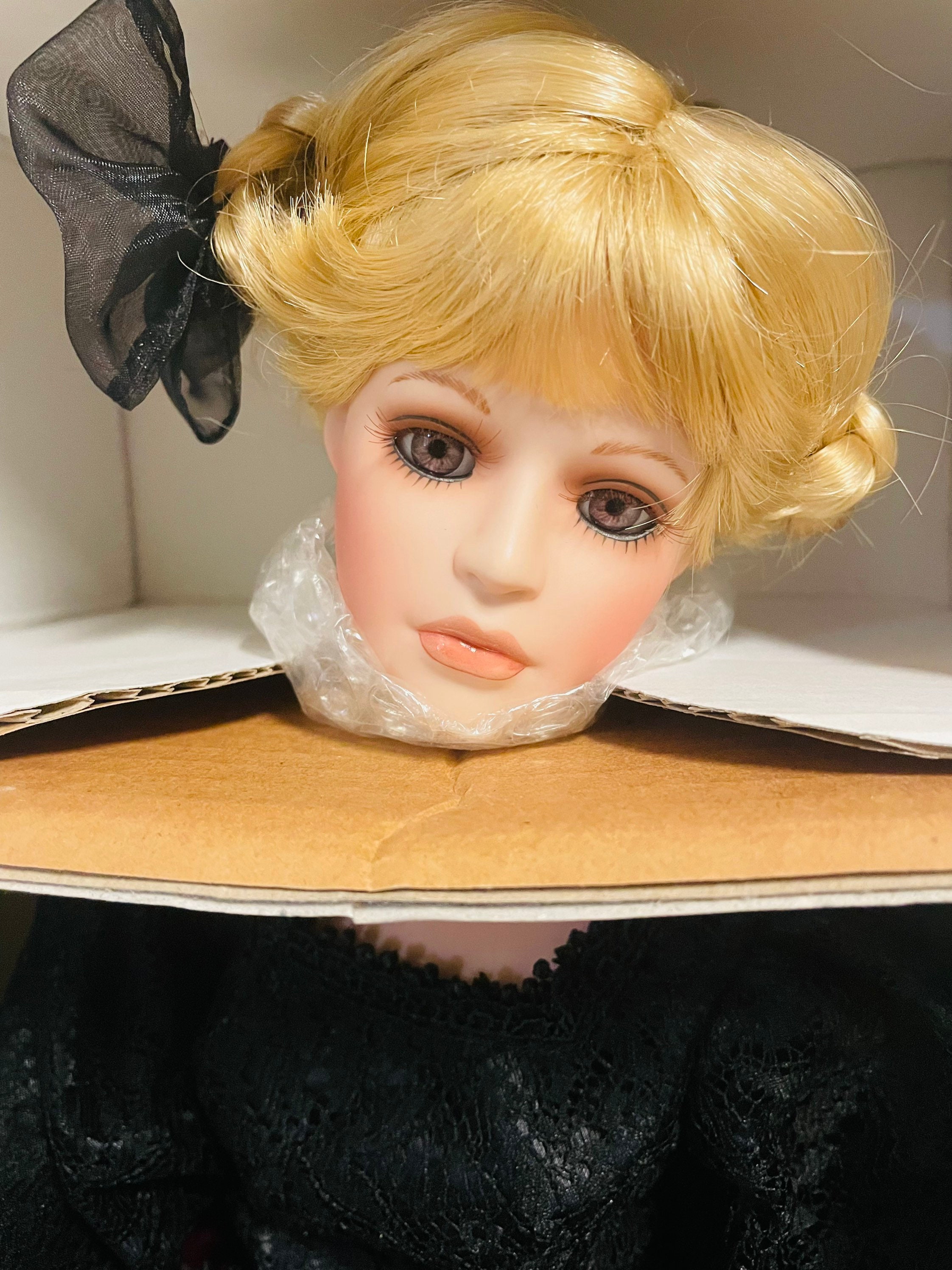 Seymour Mann Connoisseur Collectible Porcelain Doll, Valentina