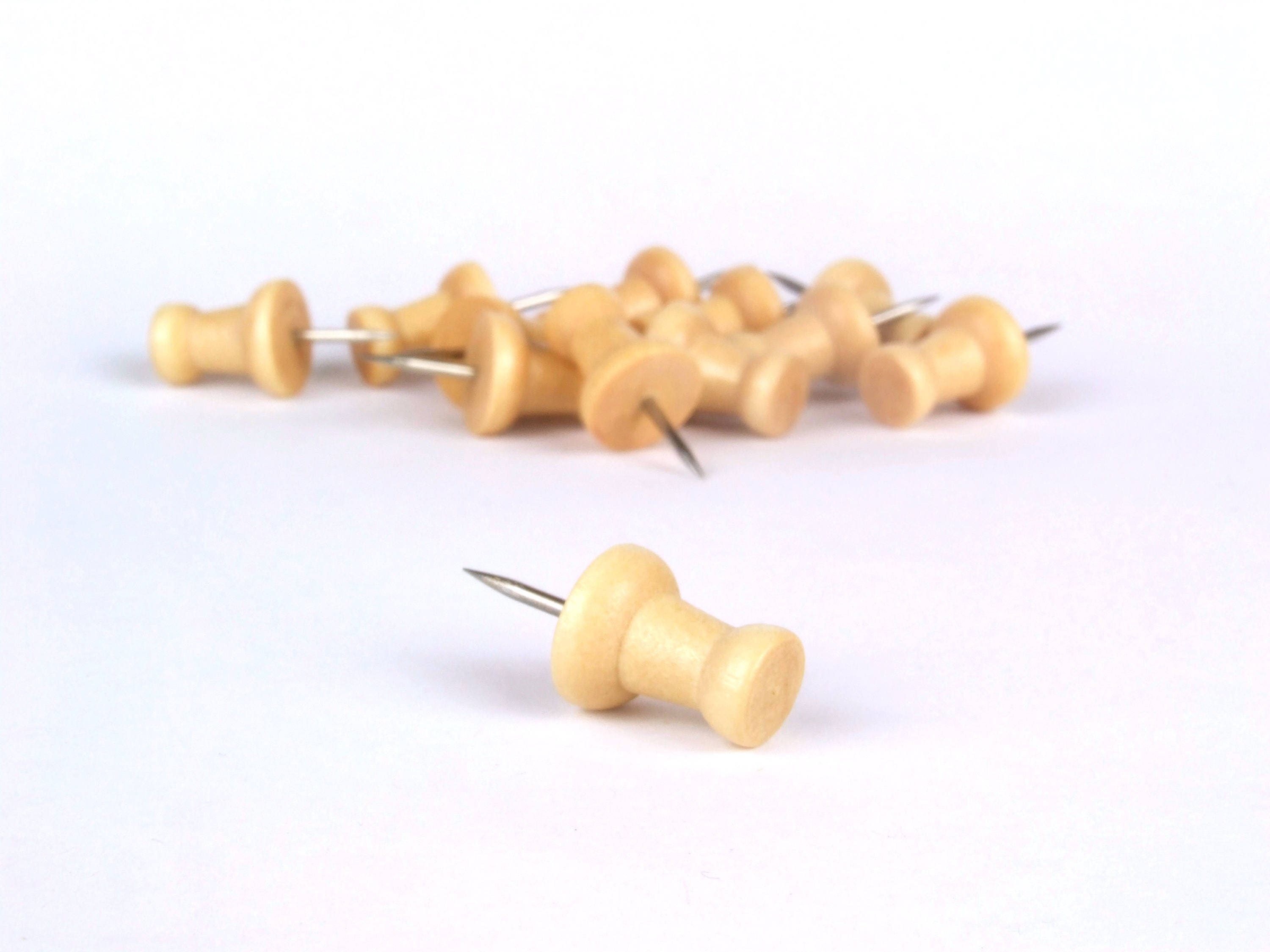 Push Pins Wooden Push Pins Desk Accessories Push Pin Map