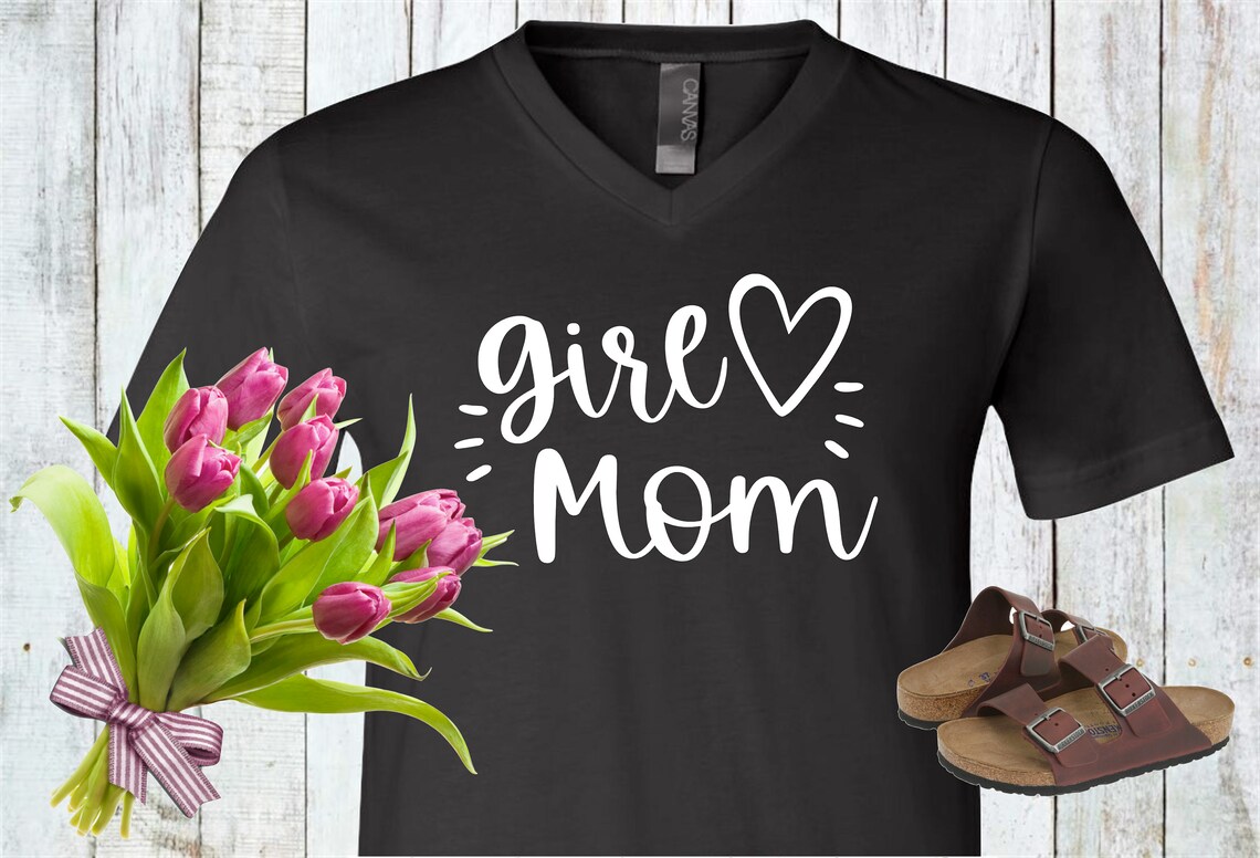 Girl Mom Mom Shirt Unisex Free Shipping Etsy