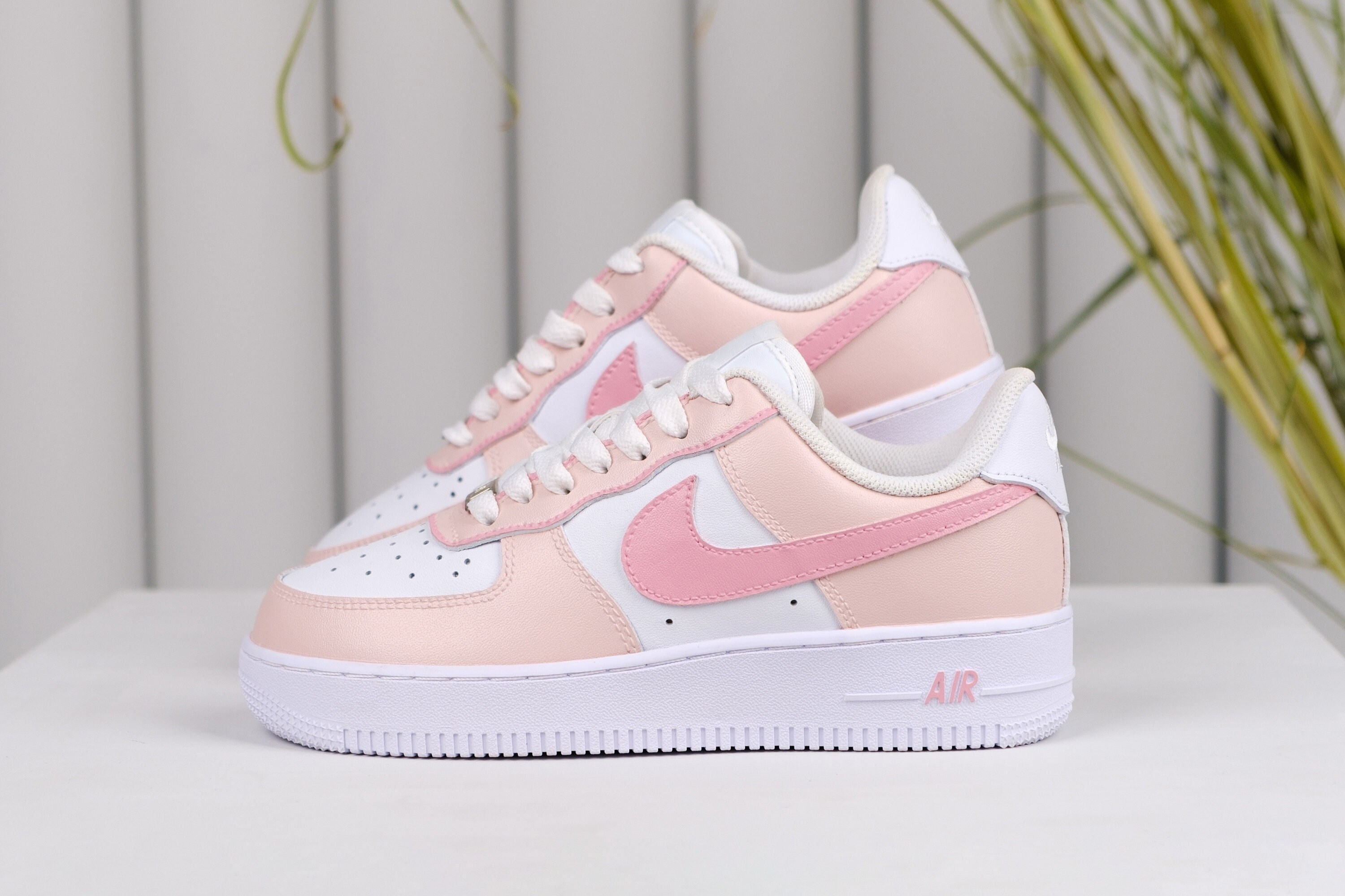 Nike Air Force 1 Pink - Etsy