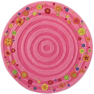 Modern pink baby Dollhouse Carpet  Carpet 12th scale 6th scale Dollhouse Mini rug Dollhouse miniature scale Doll Furniture Pukifee