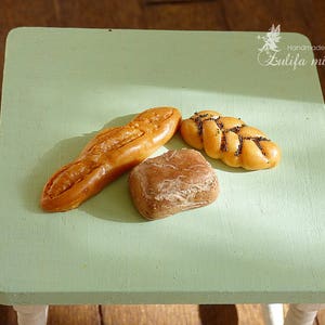 Set Dollhouse bread Doll miniature food 12 th Food for dolls a set of bread for a doll bakery