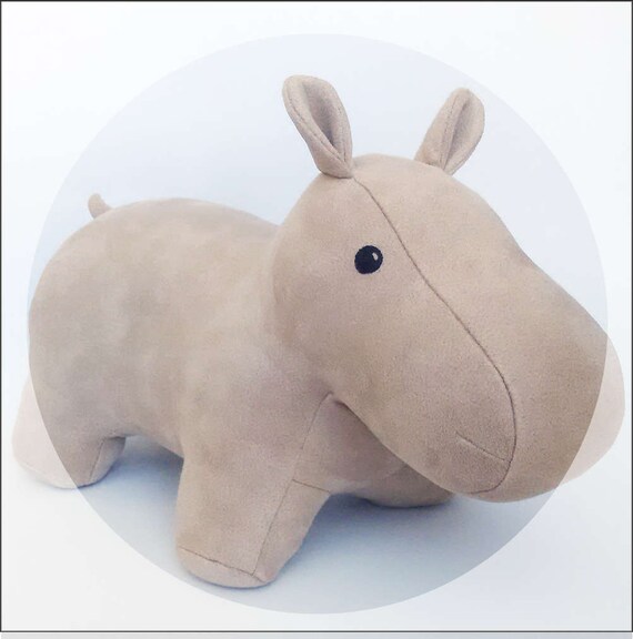 giant stuffed hippo