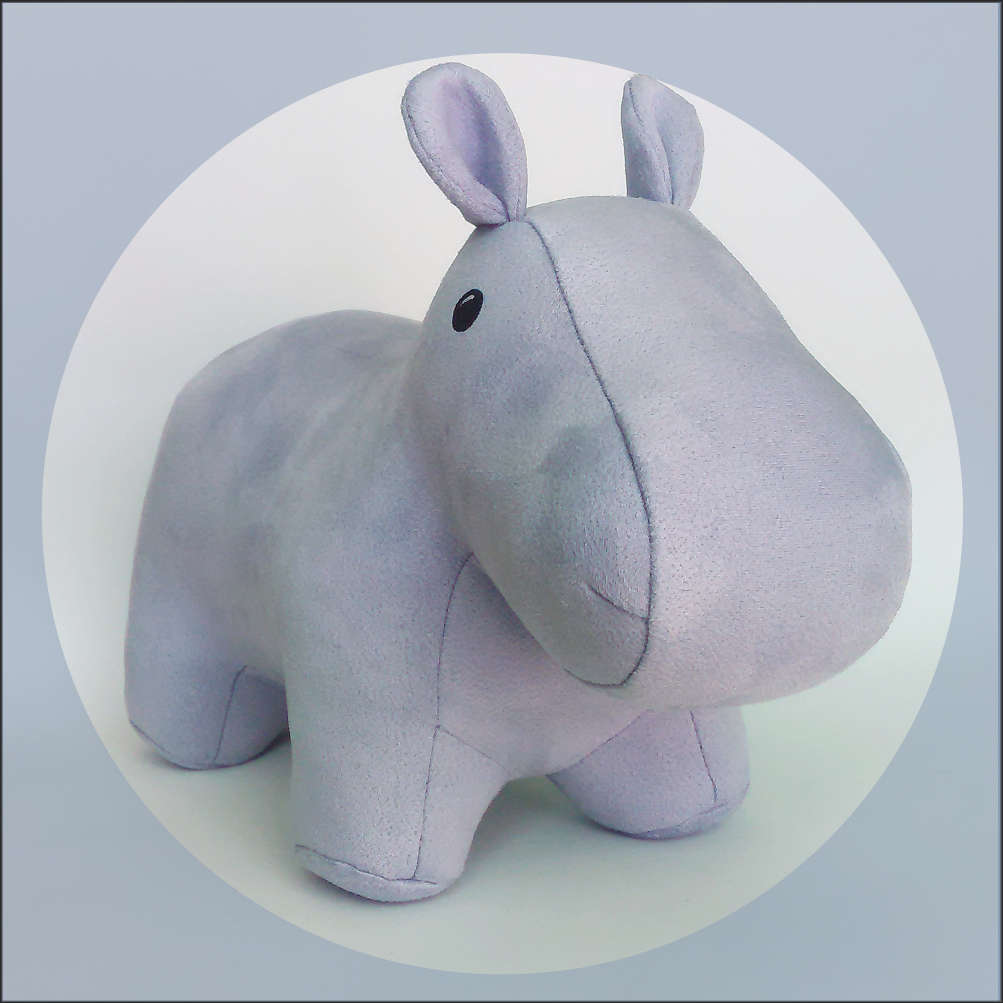 stuffed hippo plush