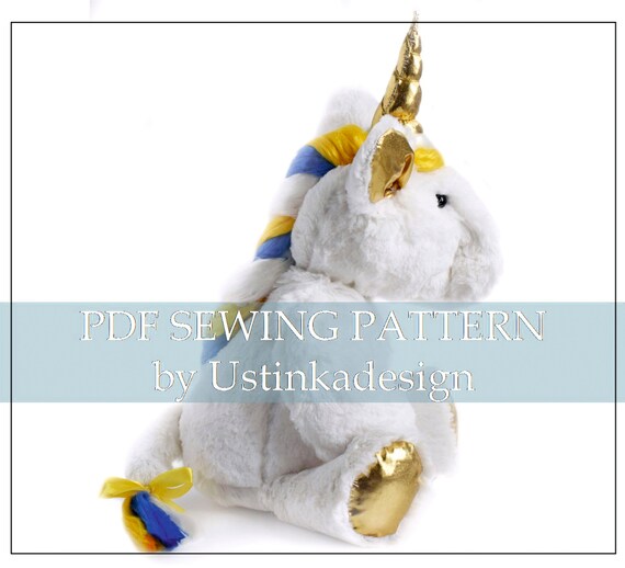 unicorn plush pattern