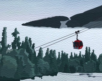 Morning Gondola - 11x14" Print - Unframed