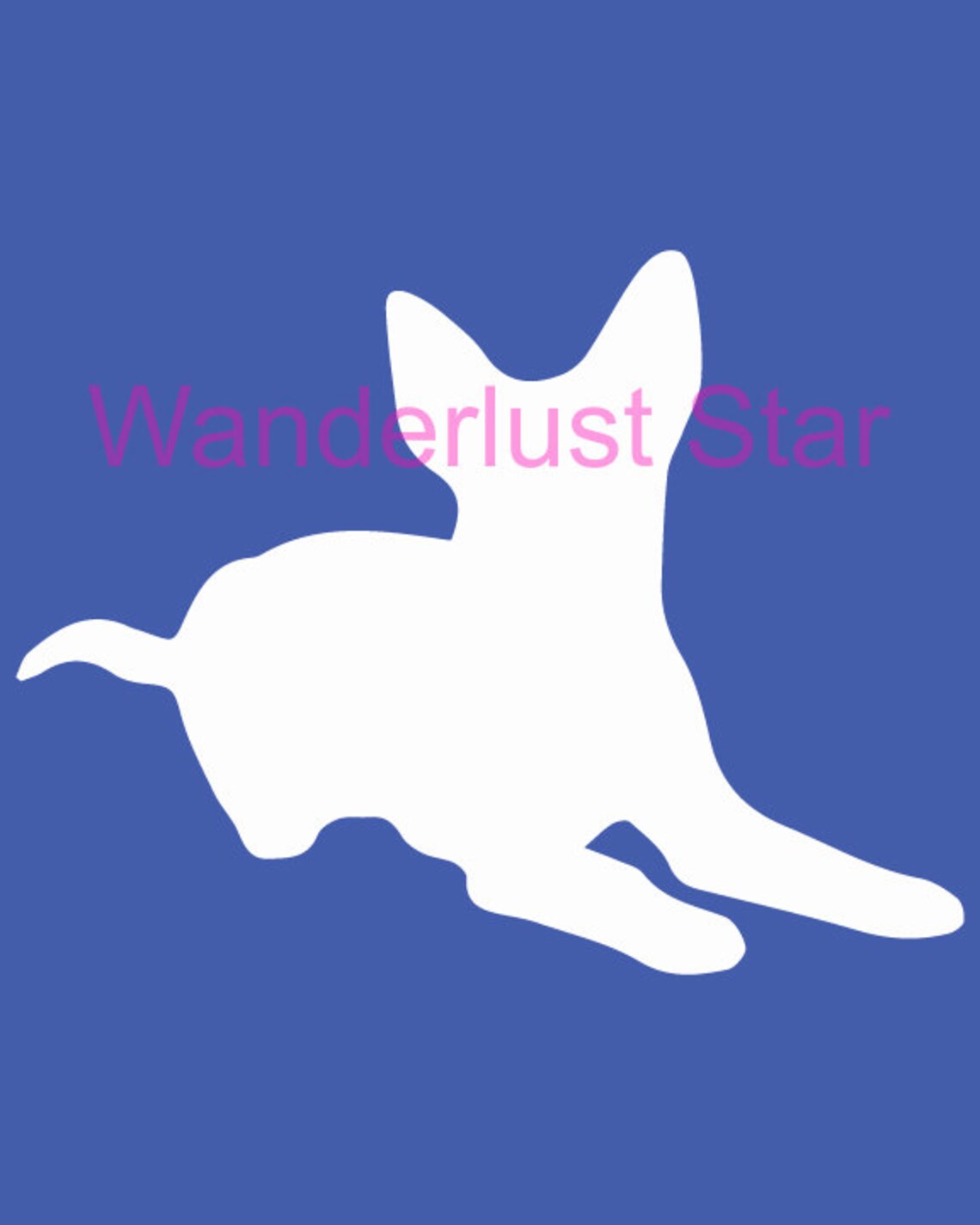 Heeler Silhouette Blue Printable Art Heeler Print Heeler - Etsy
