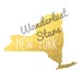 New York State Gold Foil Printable Art New York Print New - Etsy