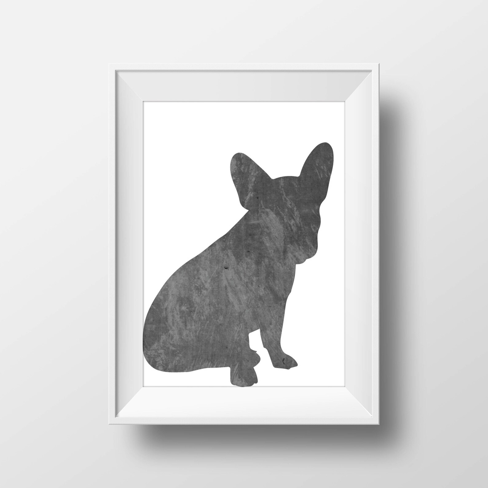Chalkboard French Bulldog Print, French Bulldog Print, French Bulldog