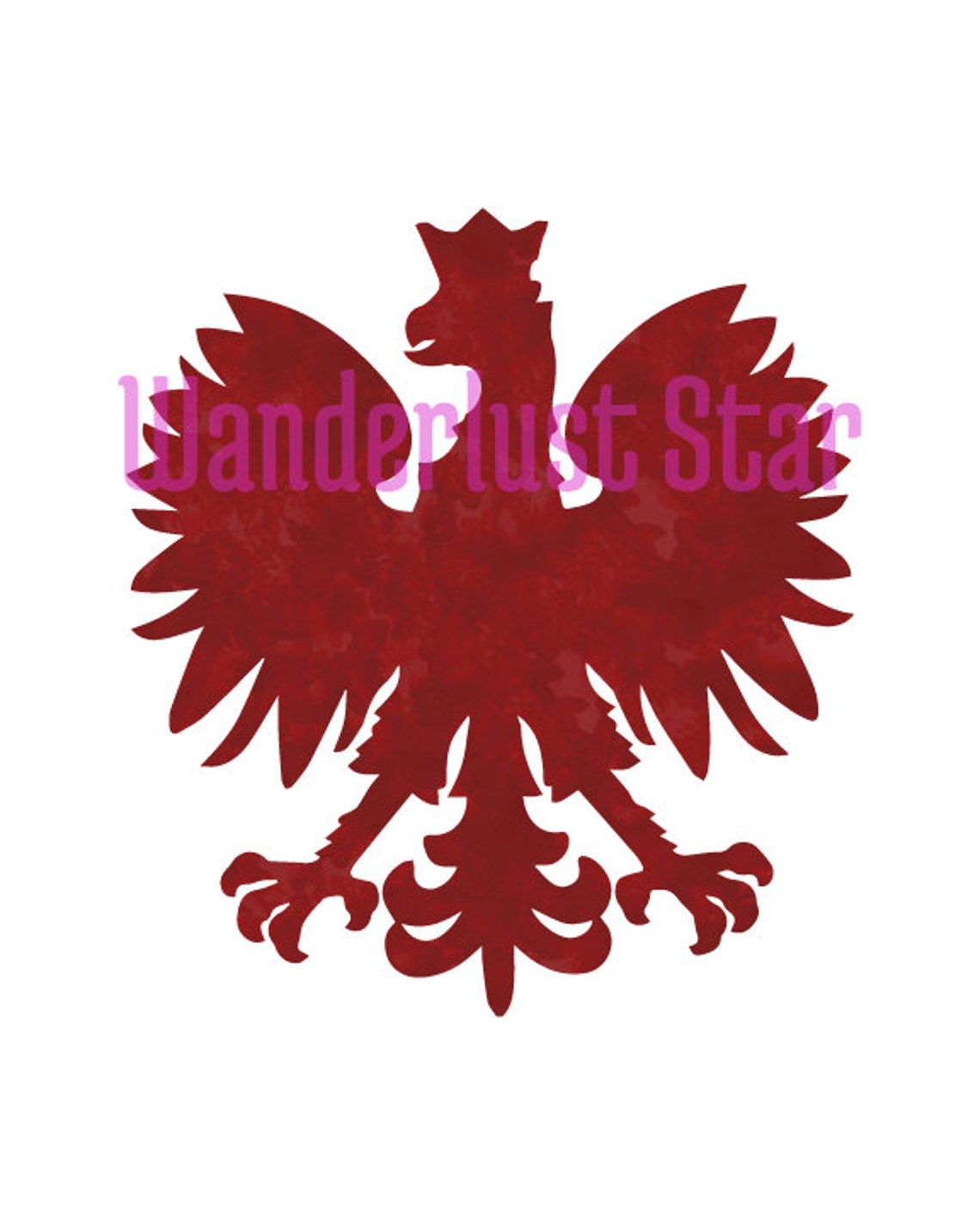 Polish Eagle Red Printable Art, Polish Eagle Print, Polish Eagle Art