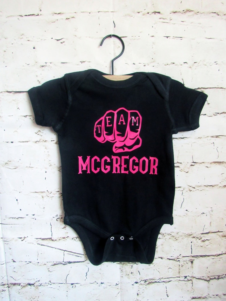 Team McGregor Notorious Conor McGregor bodysuit UFC fan
