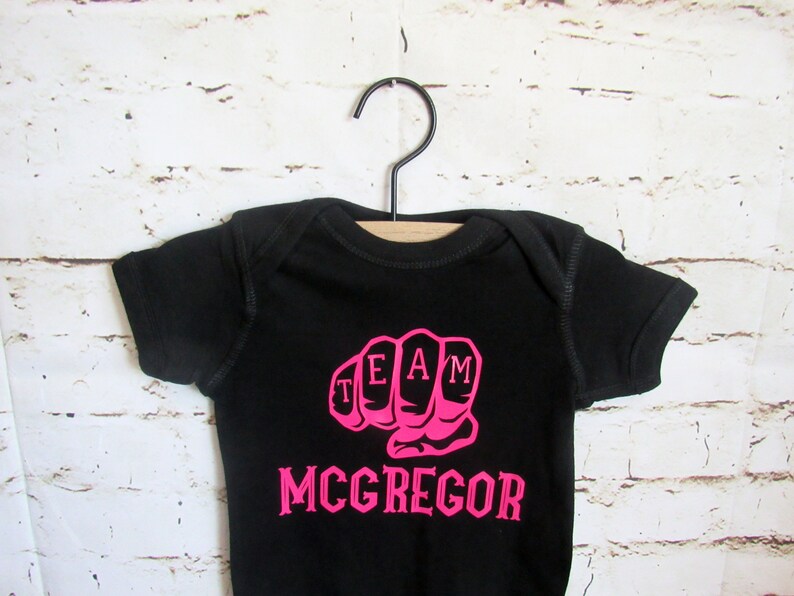 Team McGregor Notorious Conor McGregor bodysuit UFC fan