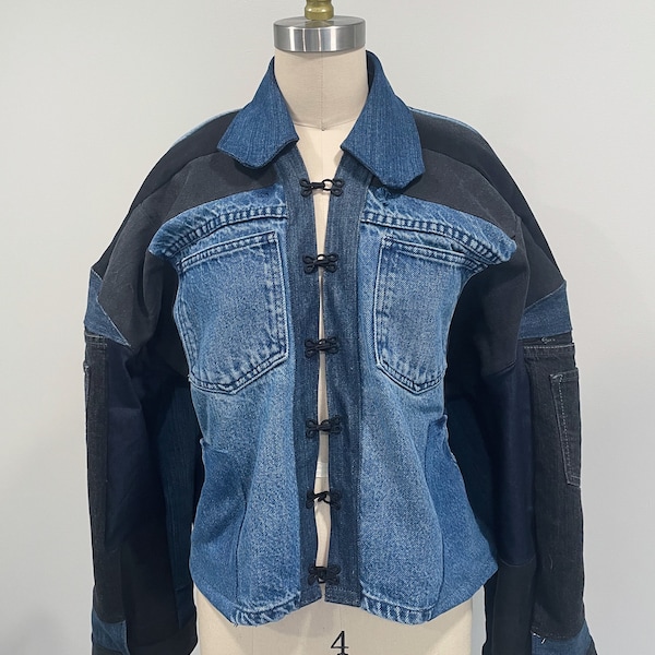 Mens Patchwork Jacket Etsy