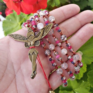 Fairy necklace, beaded necklace, boho jewelry