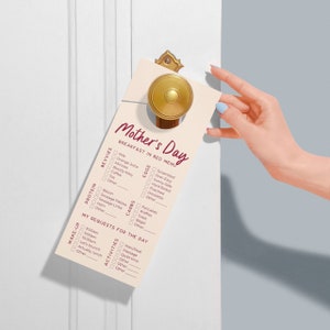 DIY Moederdagcadeau | Moederdagverrassing | Ontbijt op bed | Ontbijt op bed Menu | Ideeën voor Moederdag | Ideeën voor een feest | Cadeaus
