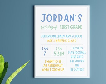 Schule Kreidetafel zum Ausdrucken | Zurück zu Schulkreidetafel | Back to School Hinweisschild | Kreidetafel Zeichen | Back to School Schild