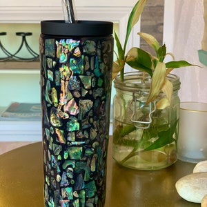 Real Abalone Iced Coffee Tumbler