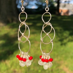 Sea Glass Earrings, Sea Glass Jewelry, Sterling Silver Earrings, Beach Glass Earrings, Seaglass Earrings, Gifts for Her